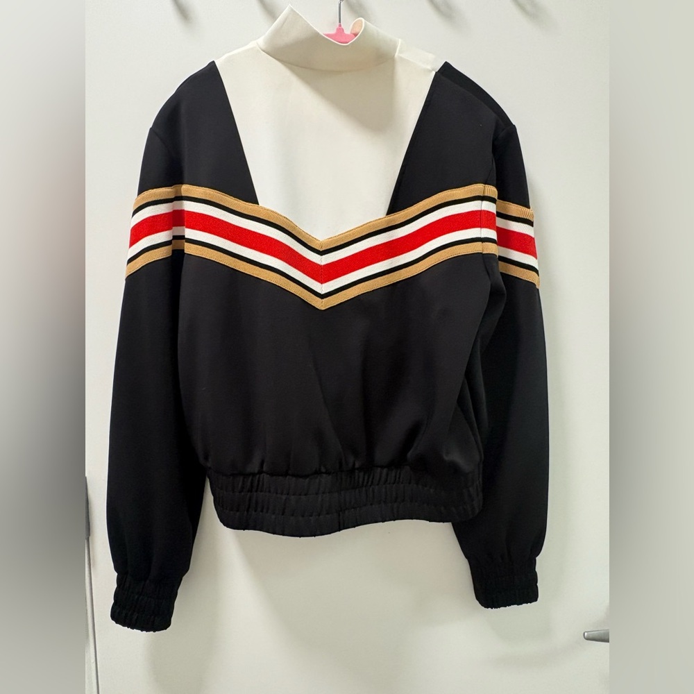 Make Thelo Love Striped Bomber Jacket Size 1 - Picture 6 of 13